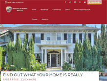 Tablet Screenshot of hancockhomes.com